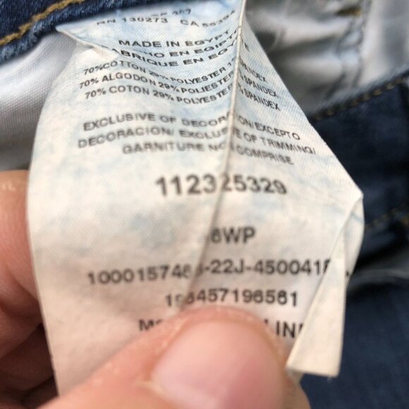 Lee Womens Jeans Size 16WP Smart Fit Stretch Blue Denim Classic Casual Straight - Picture 13 of 16